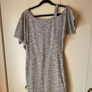 Gray Midi Dress